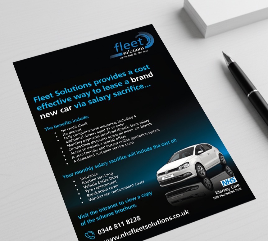 Fleet solutions A5 Flyer Design Print